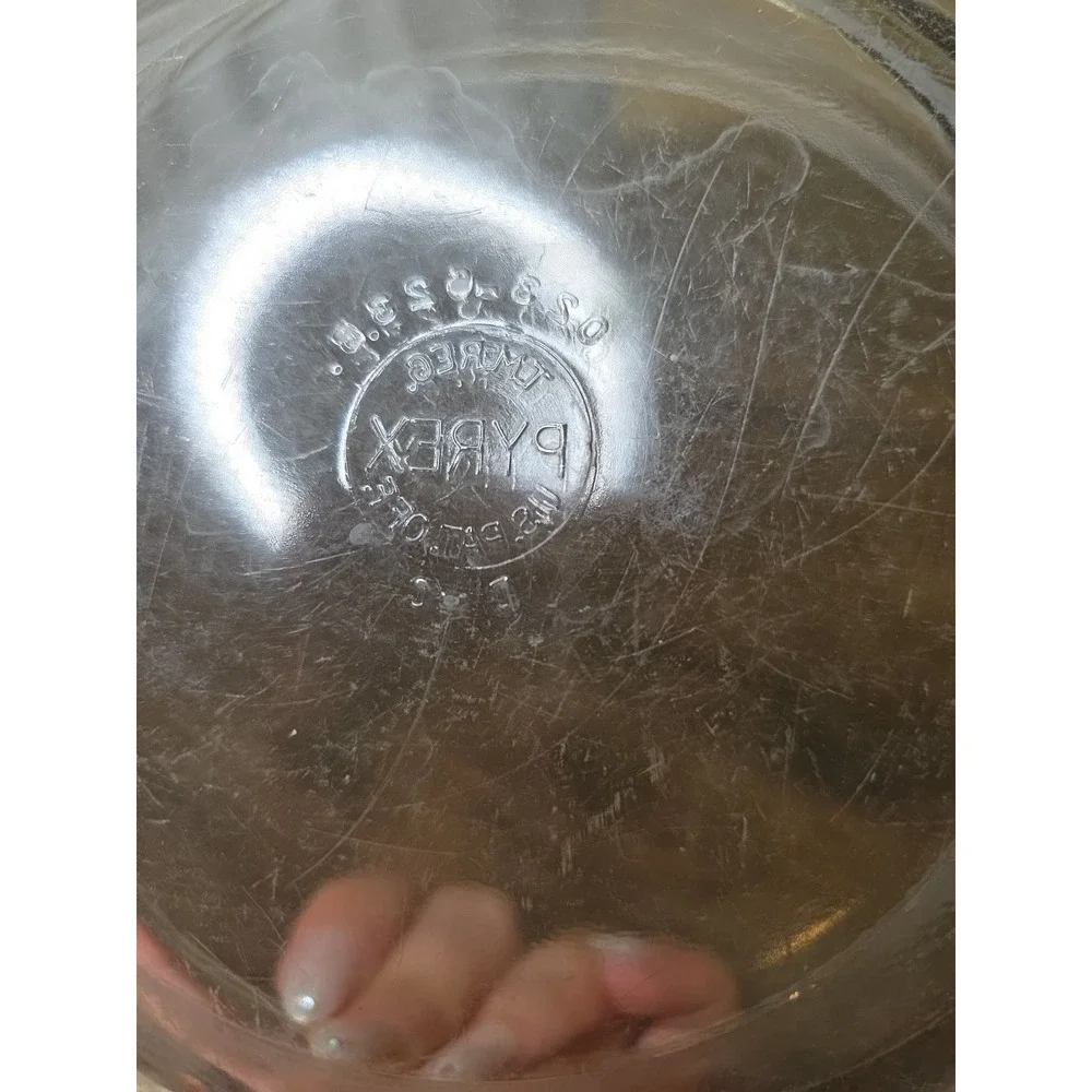 Vintage‎ Clear Glass Pyrex 023 Casserole with 623C Lid Made in USA No Lid